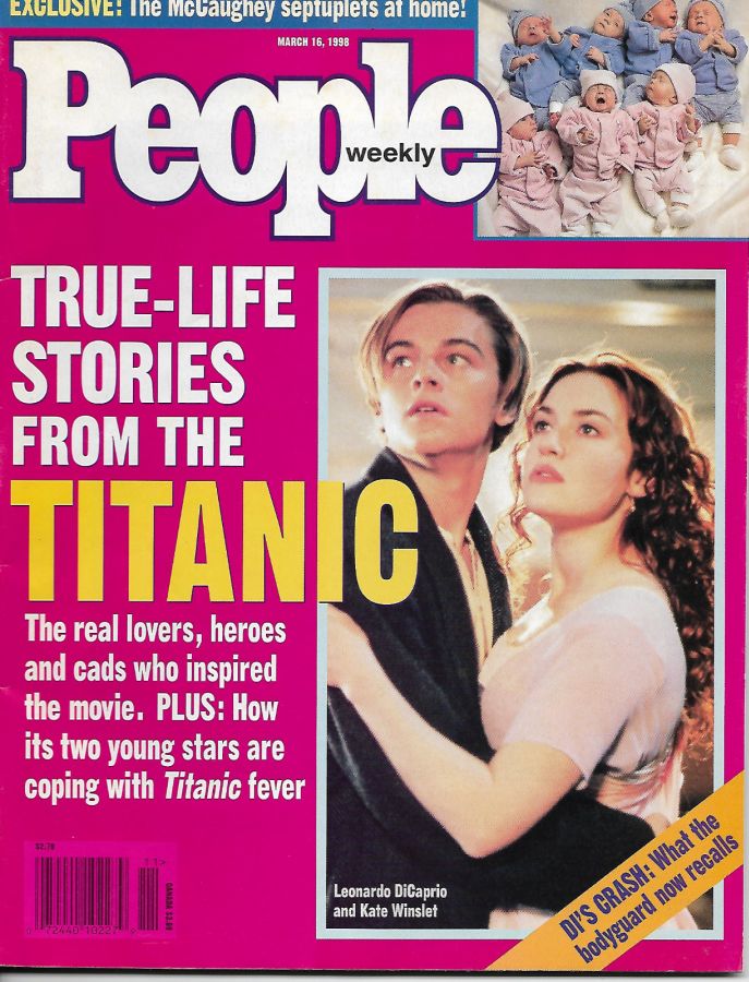 PEOPLE magazine side cover 16 March 1998