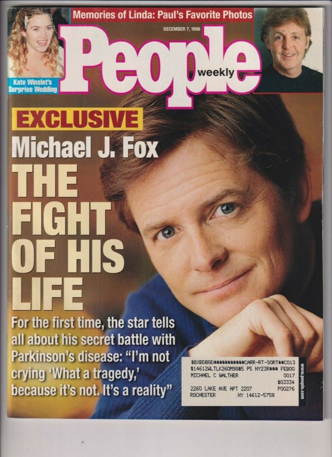 PEOPLE magazine side cover 7 December 1998