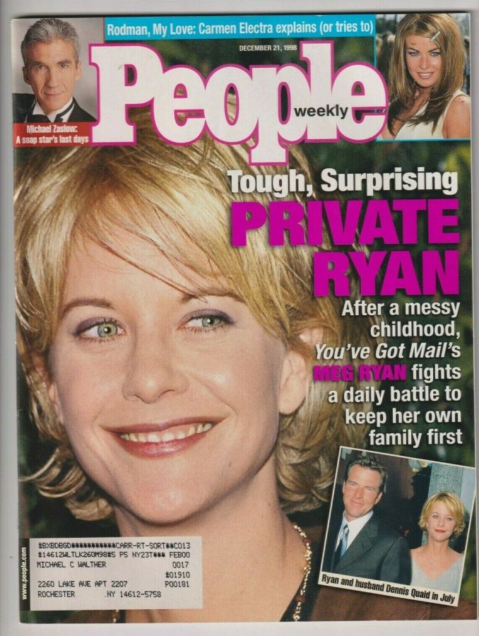 PEOPLE magazine side cover 21 December 1998