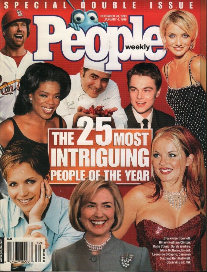 PEOPLE magazine side cover 28 December 1998