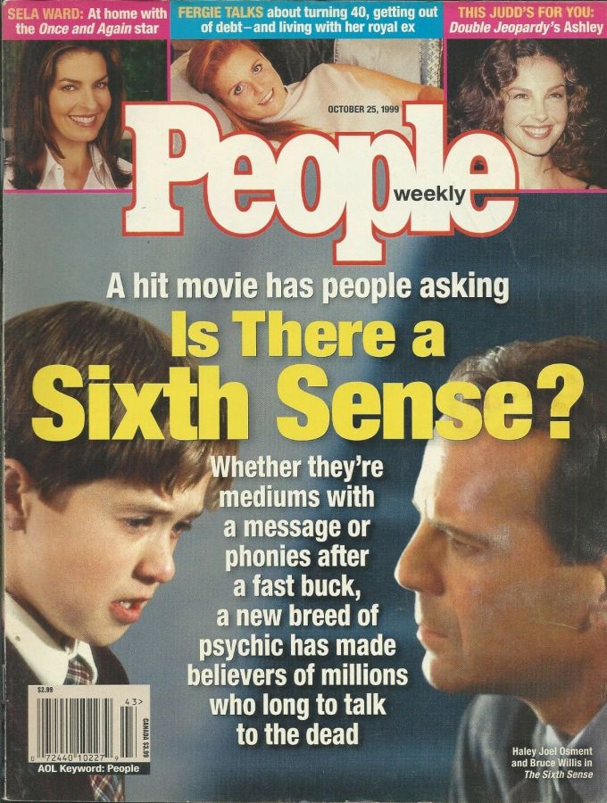 PEOPLE magazine side cover 25 October 1999
