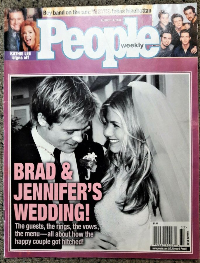 PEOPLE magazine side cover 14 August 2000