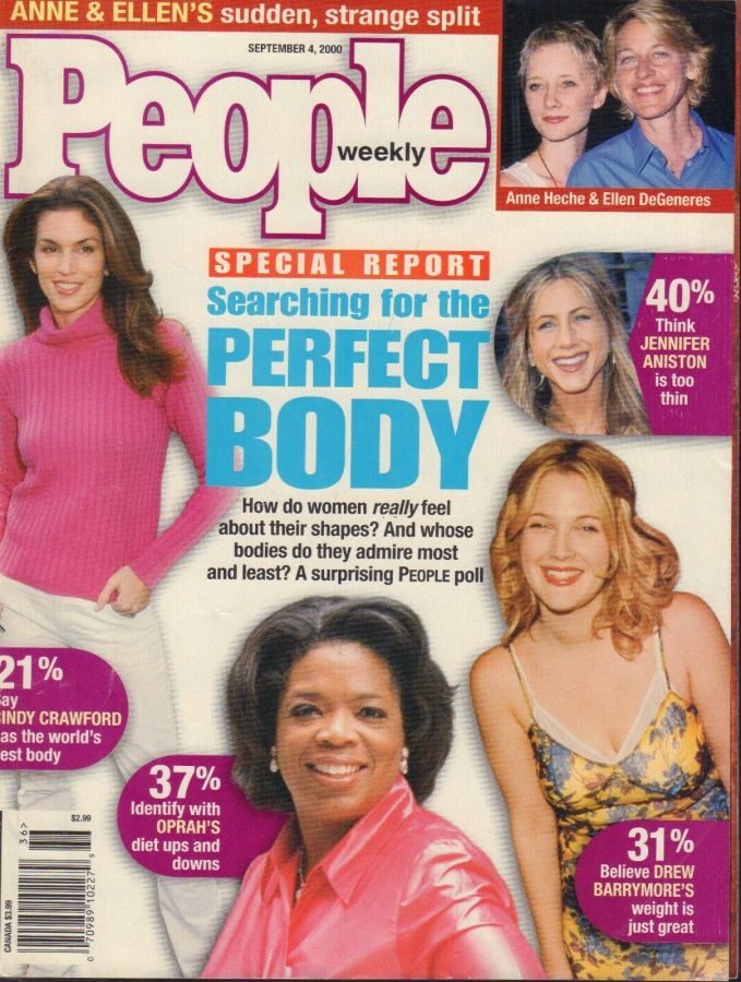 PEOPLE magazine side cover 4 September 2000