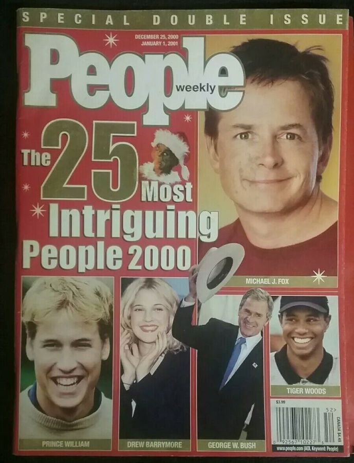 PEOPLE magazine side cover 25 December 2000