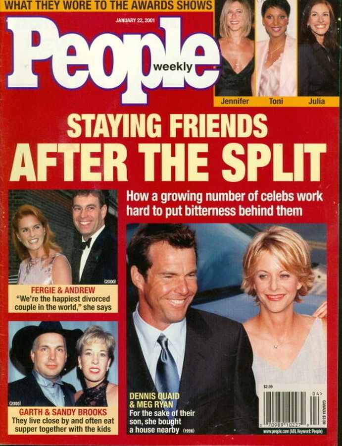 PEOPLE magazine side cover 22 January 2001