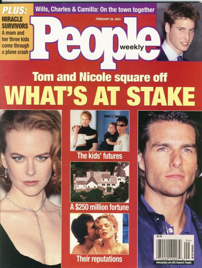PEOPLE magazine side cover 26 February 2001