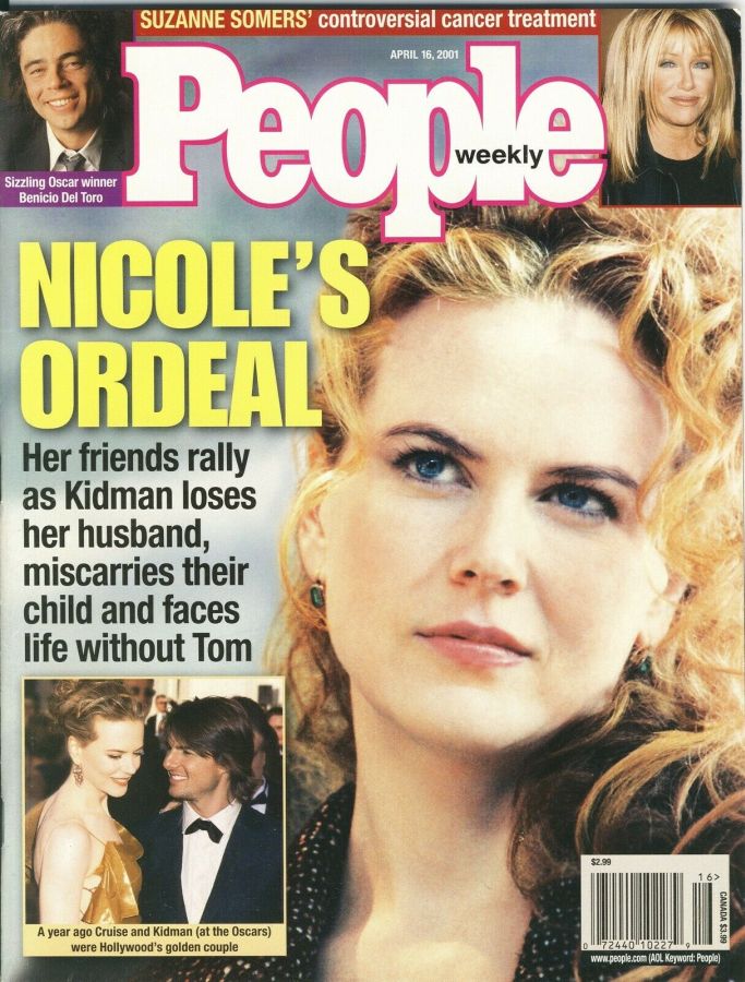 PEOPLE magazine side cover 16 April 2001