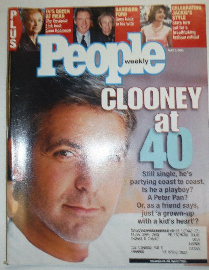 PEOPLE magazine side cover 7 May 2001