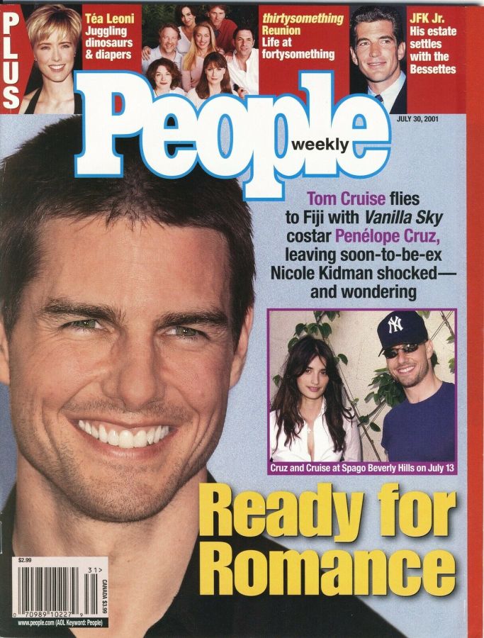 PEOPLE magazine side cover 30 July 2001