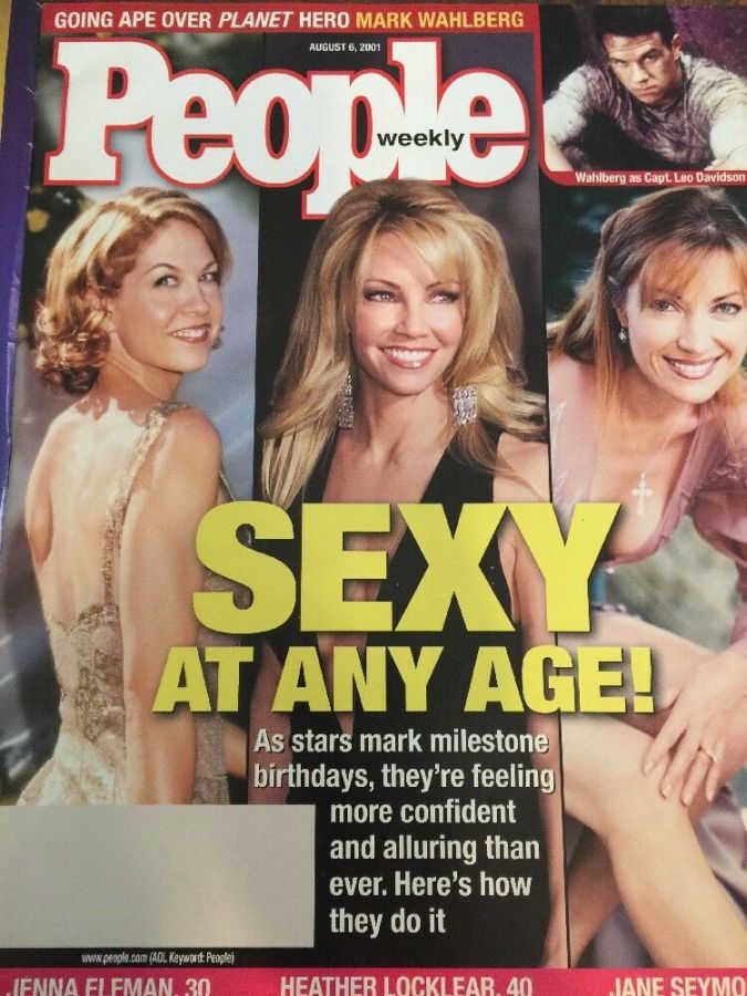 PEOPLE magazine side cover 6 August 2001