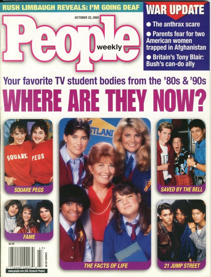 PEOPLE magazine side cover 22 October 2001