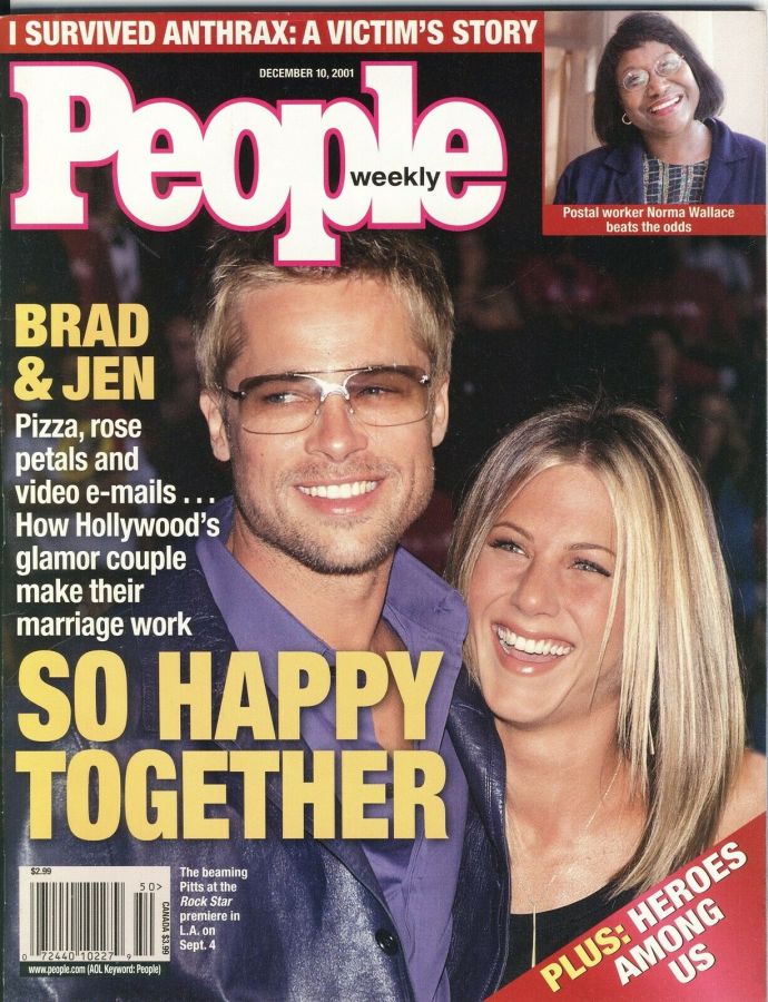 PEOPLE magazine side cover 10 December 2001