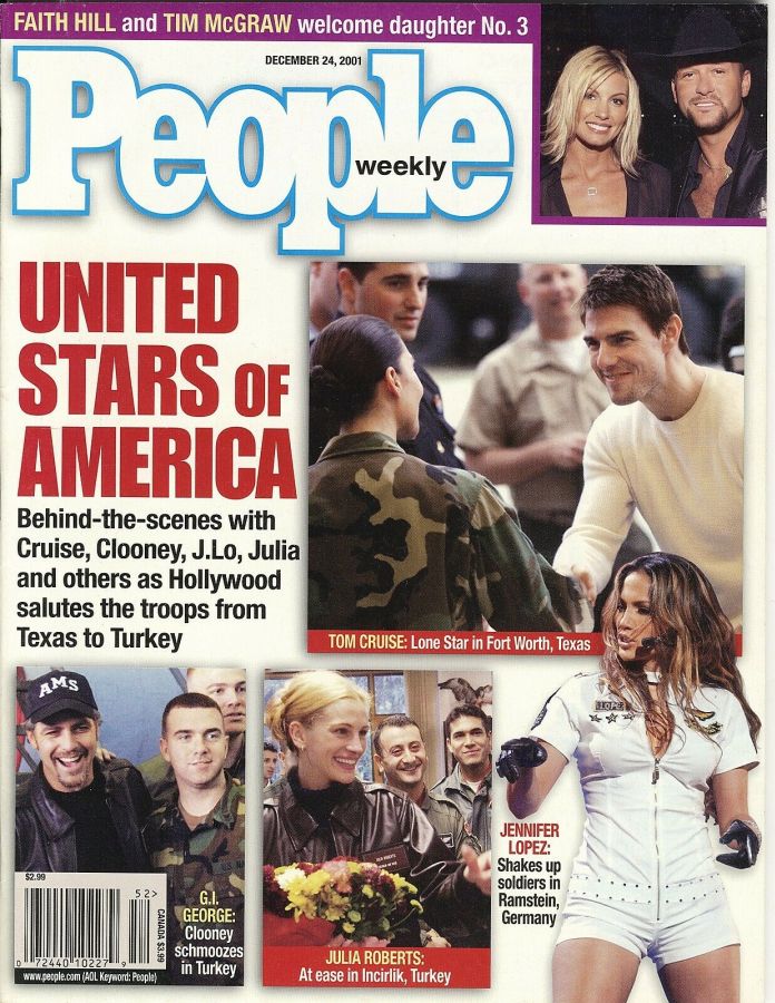 PEOPLE magazine side cover 24 December 2001