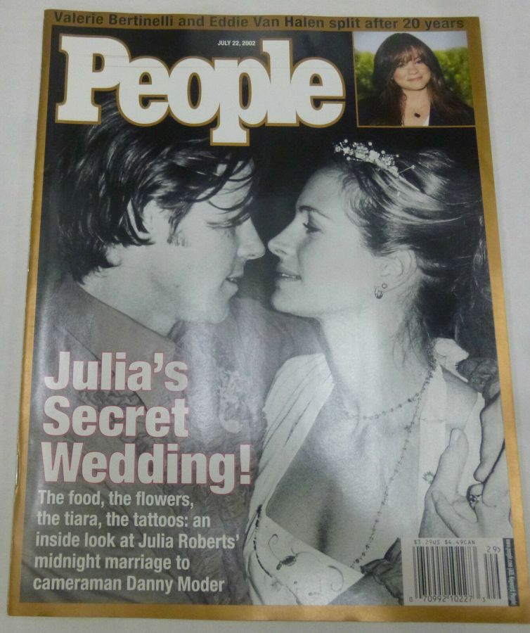 PEOPLE magazine side cover 22 July 2002
