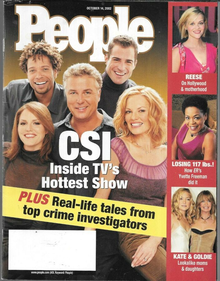 PEOPLE magazine side cover 14 October 2002