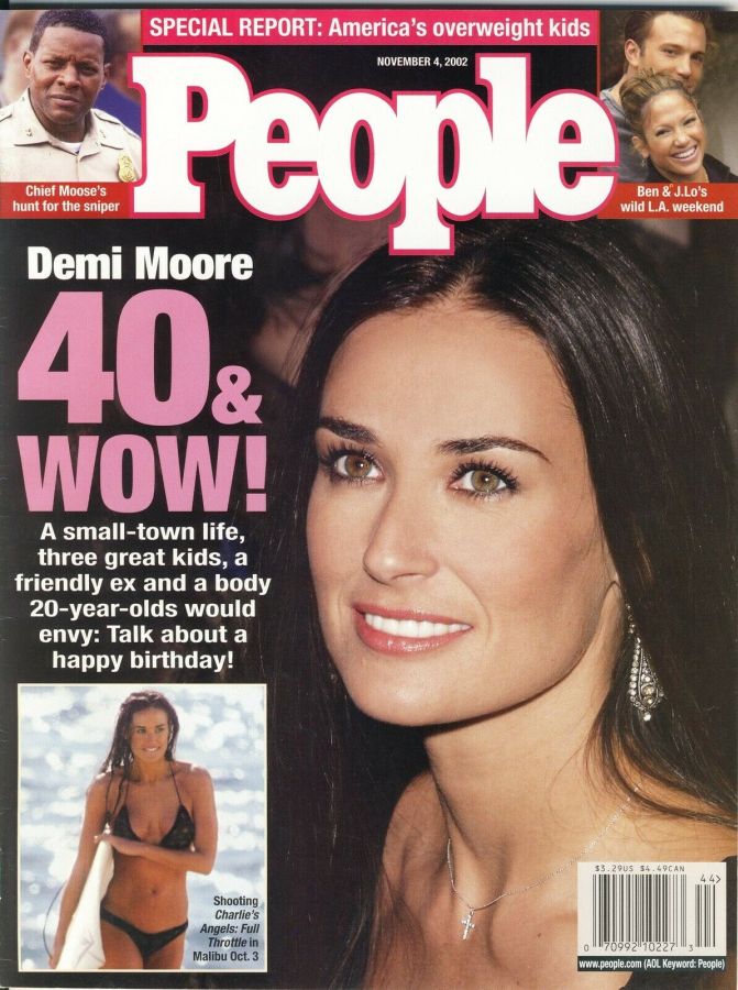 PEOPLE magazine side cover 4 November 2002
