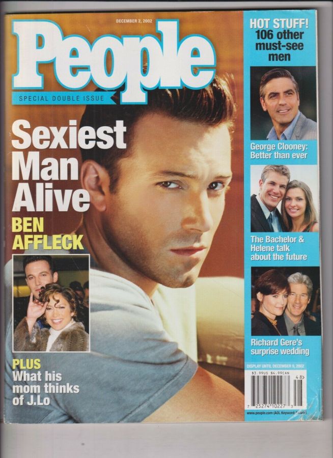 PEOPLE magazine side cover 2 December 2002