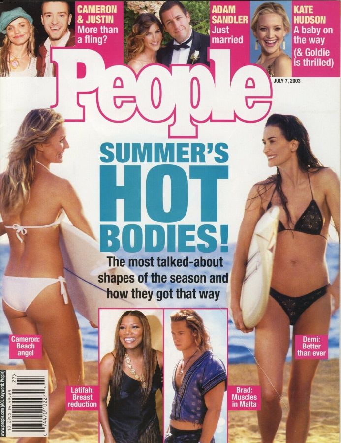 PEOPLE magazine side cover 7 July 2003