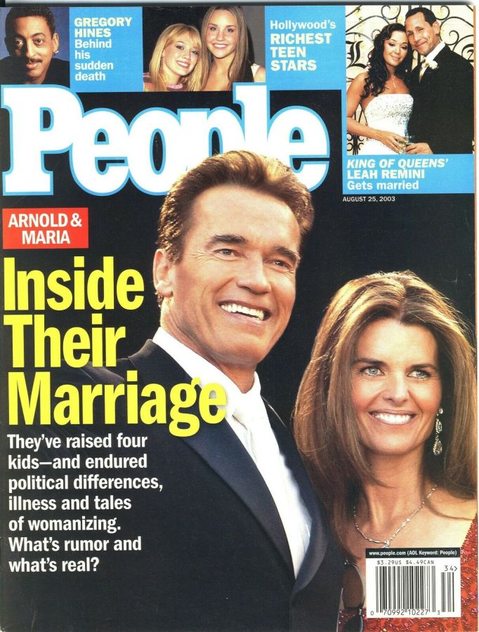 PEOPLE magazine side cover 25 August 2003