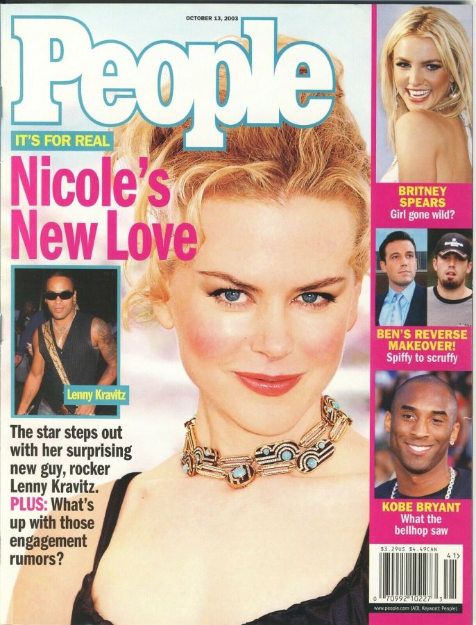 PEOPLE magazine side cover 13 October 2003