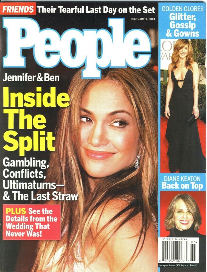 PEOPLE magazine side cover 9 February 2004