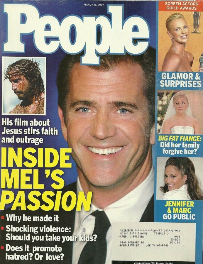 PEOPLE magazine side cover 8 March 2004