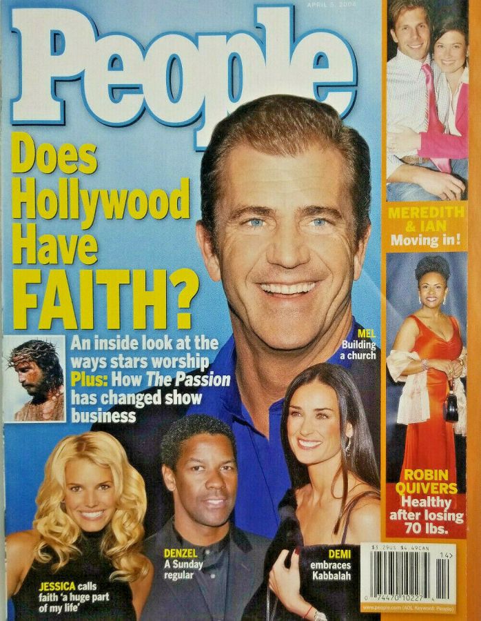 PEOPLE magazine side cover 5 April 2004