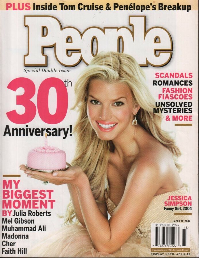 PEOPLE magazine side cover 12 April 2004