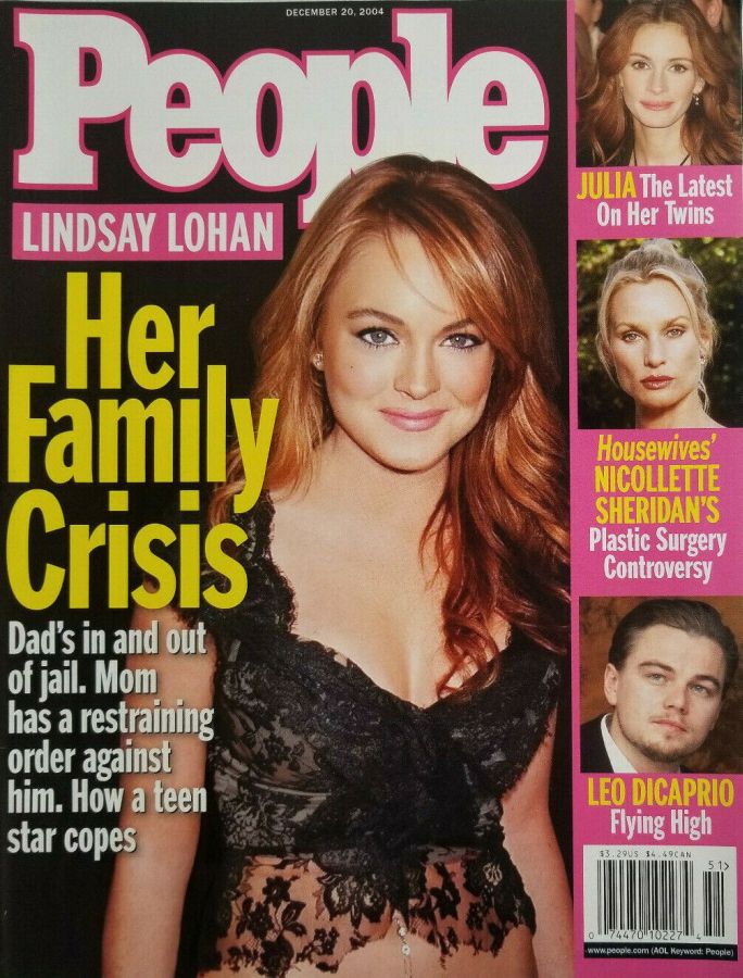 PEOPLE magazine side cover 20 December 2004