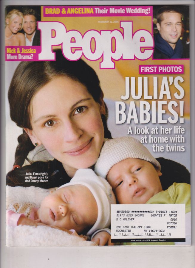 PEOPLE magazine side cover 21 February 2005