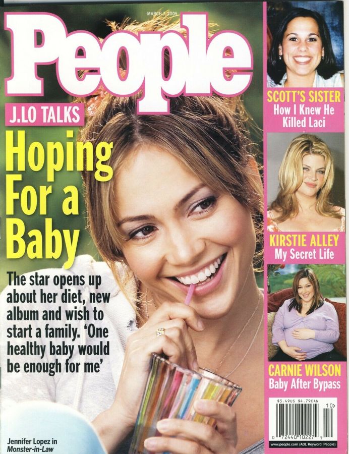 PEOPLE magazine side cover 7 March 2005