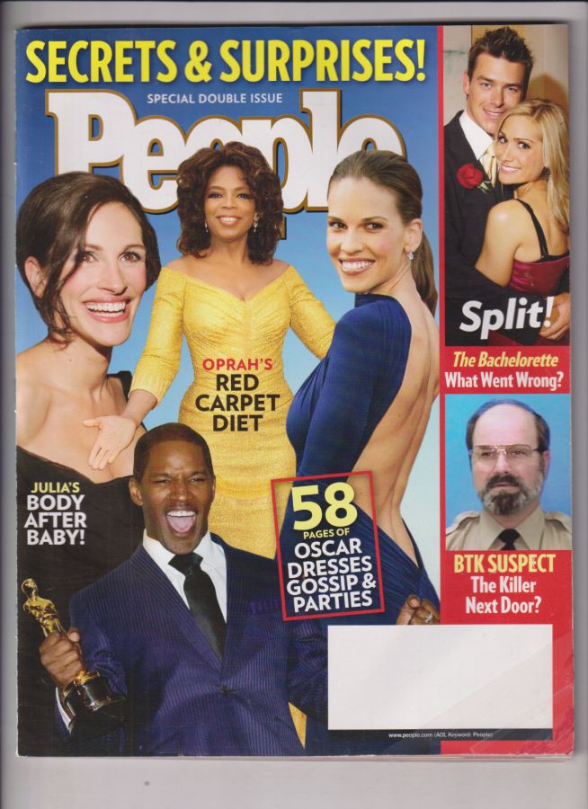 PEOPLE magazine side cover 14 March 2005