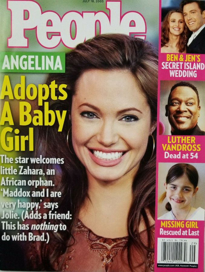 PEOPLE magazine side cover 18 July 2005
