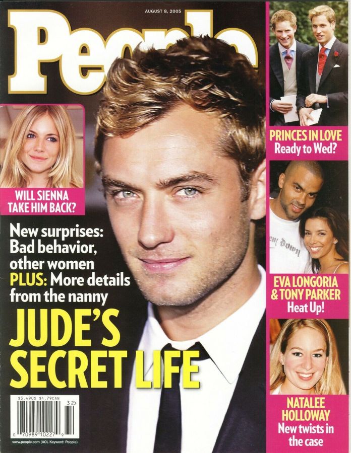 PEOPLE magazine side cover 8 August 2005