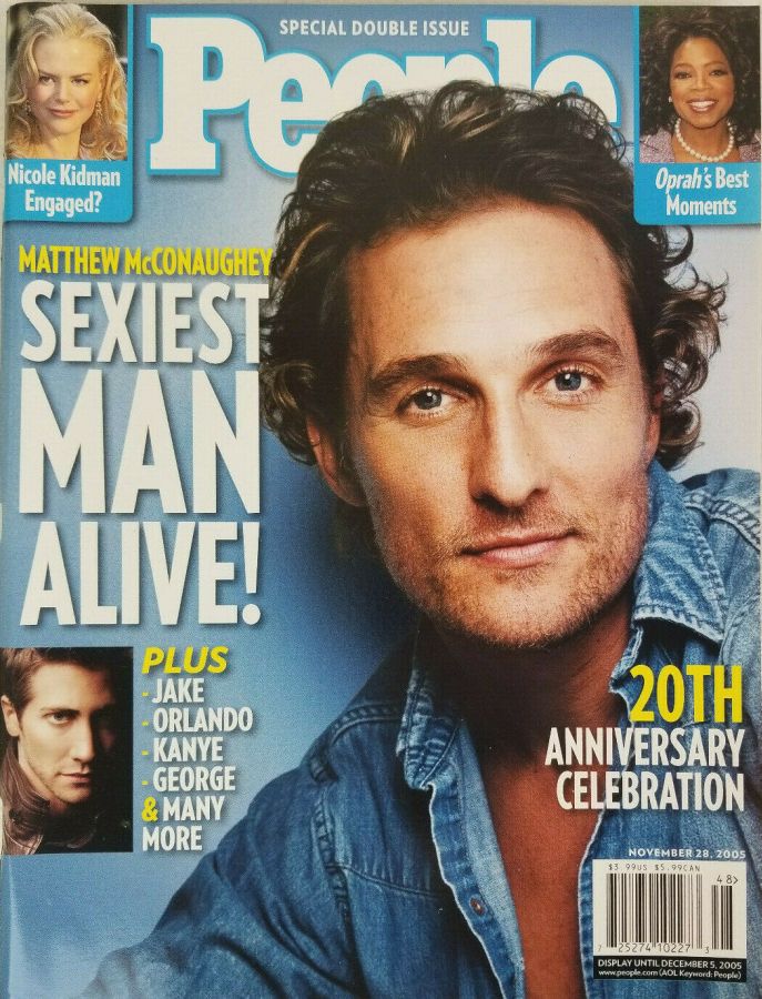 PEOPLE magazine side cover 28 November 2005