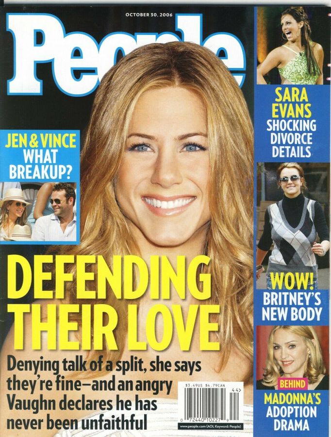 PEOPLE magazine side cover 30 October 2006