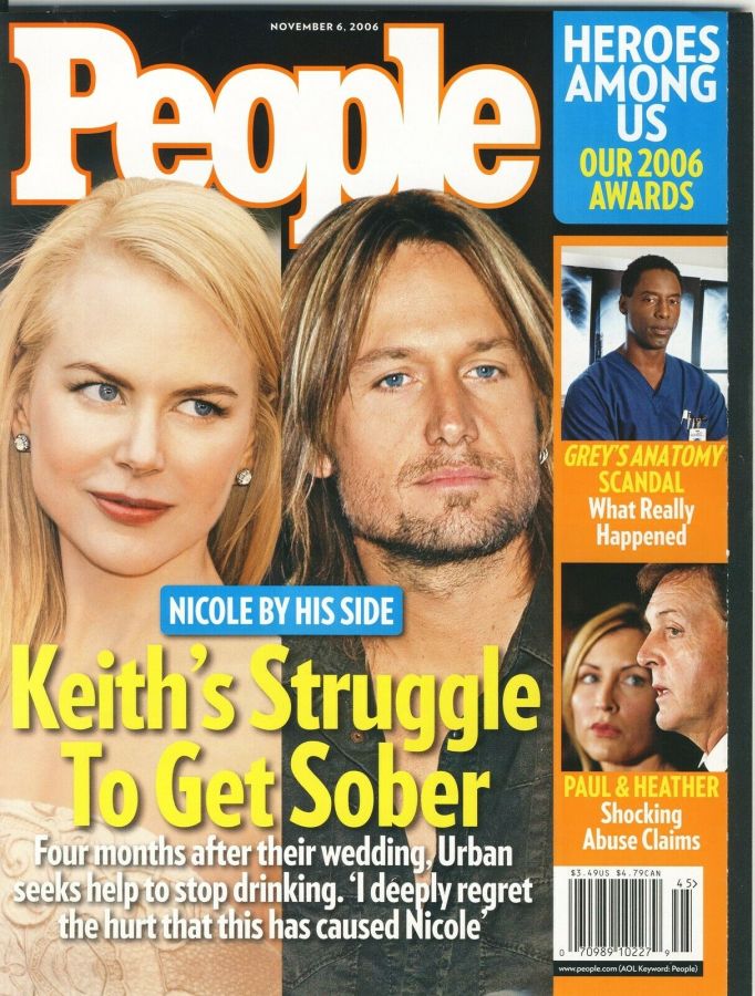 PEOPLE magazine side cover 6 November 2006