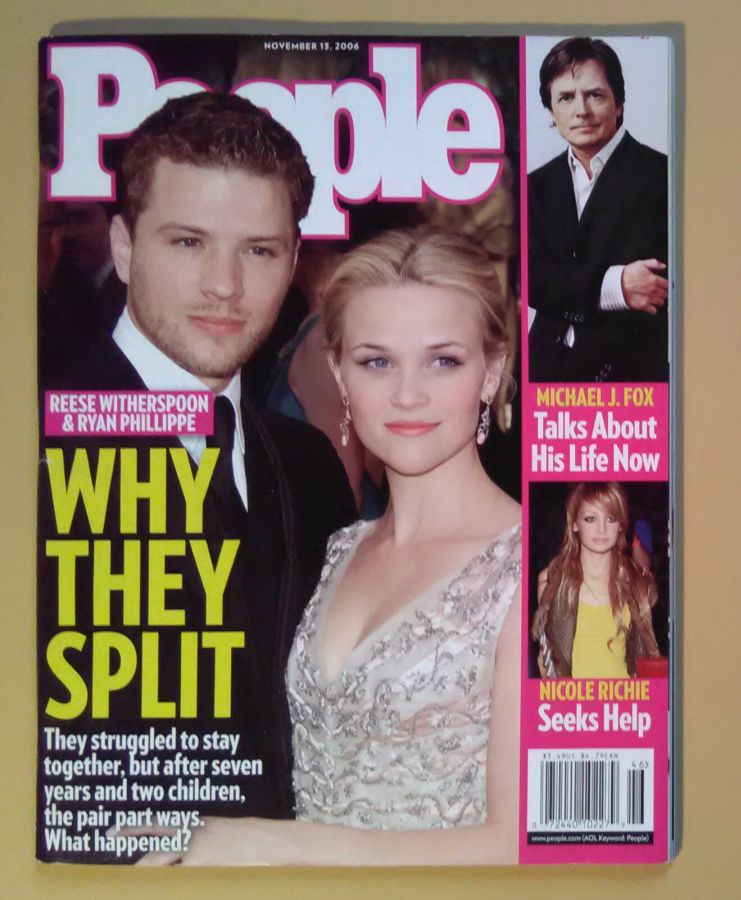 PEOPLE magazine side cover 13 November 2006