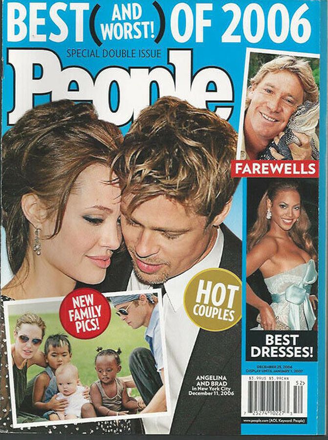 PEOPLE magazine side cover 25 December 2006
