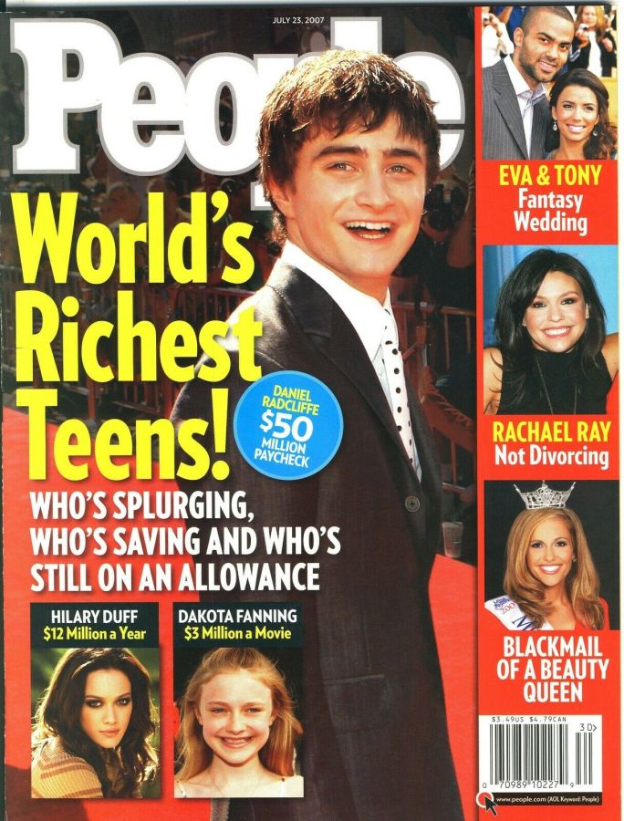 PEOPLE magazine side cover 23 July 2007
