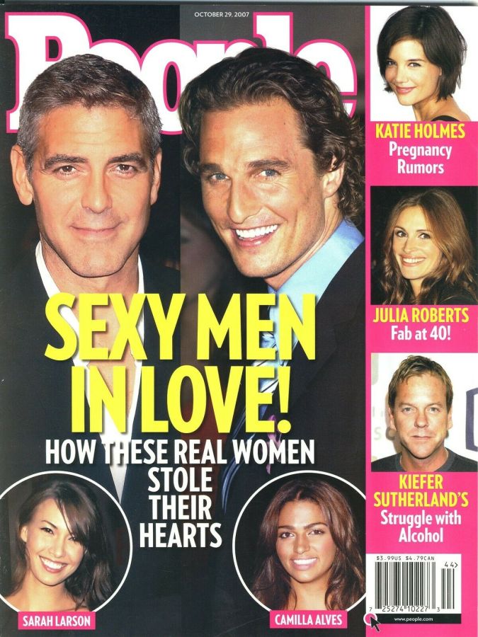 PEOPLE magazine side cover 29 October 2007