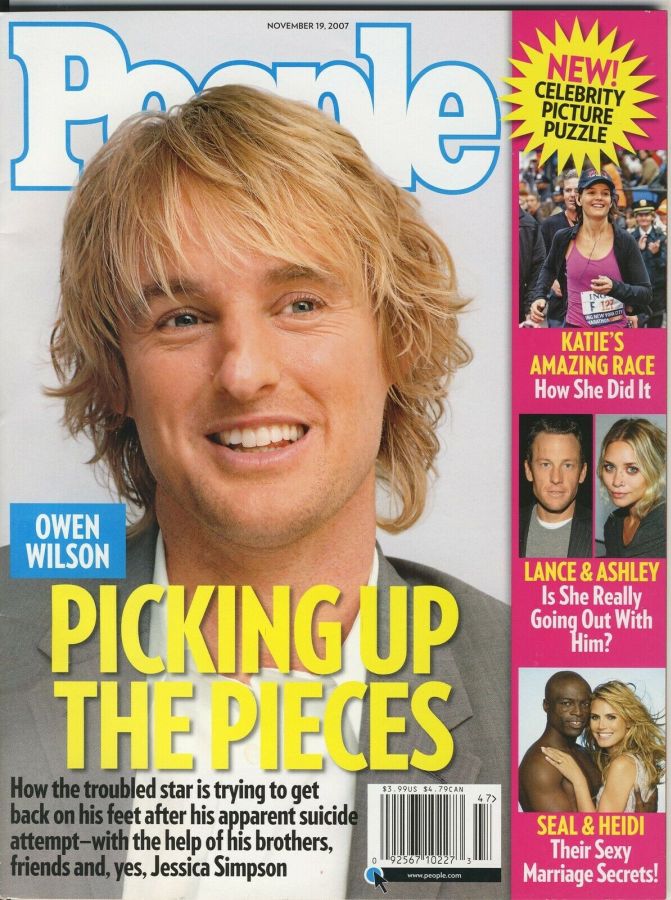 PEOPLE magazine side cover 19 November 2007