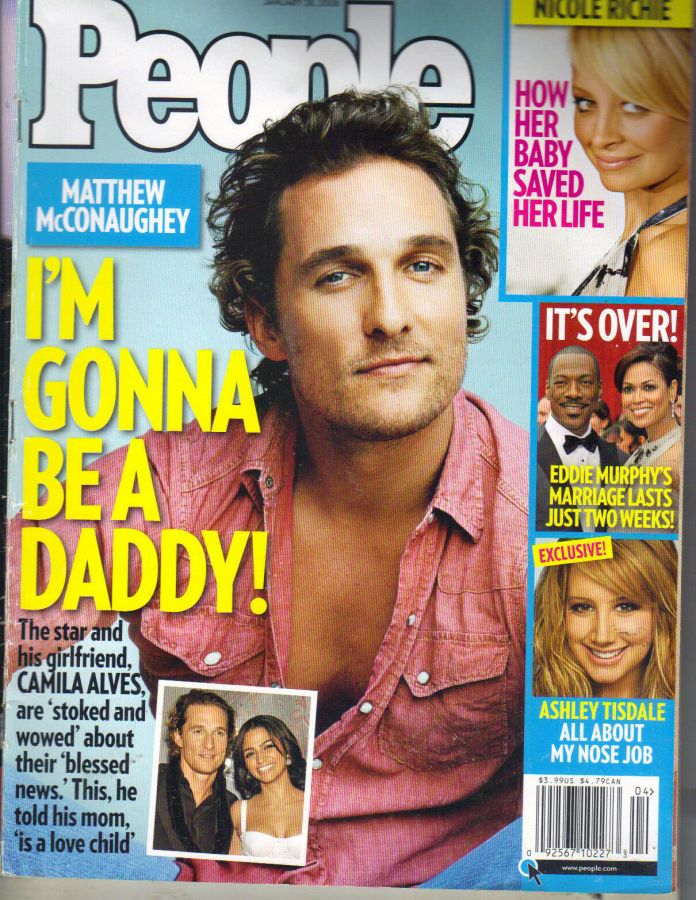 PEOPLE magazine side cover 26 January 2008