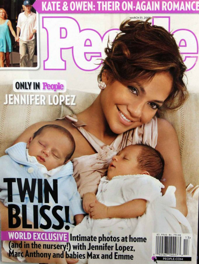 PEOPLE magazine side cover 31 March 2008