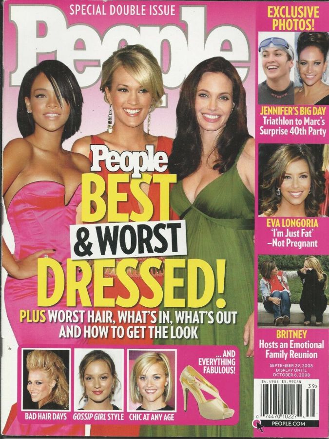 PEOPLE magazine side cover 29 September 2008
