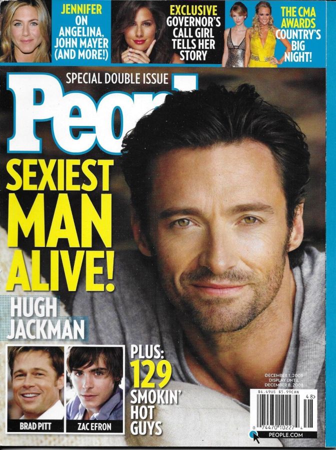 PEOPLE magazine side cover 1 December 2008