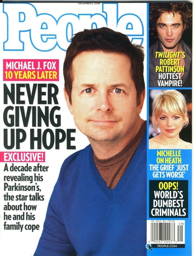 PEOPLE magazine side cover 8 December 2008