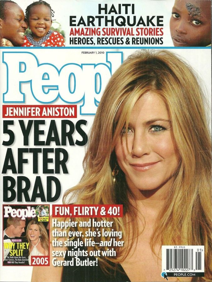 PEOPLE magazine side cover 1 February 2010