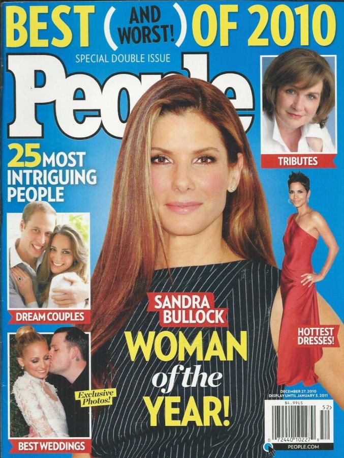 PEOPLE magazine side cover 27 December 2010