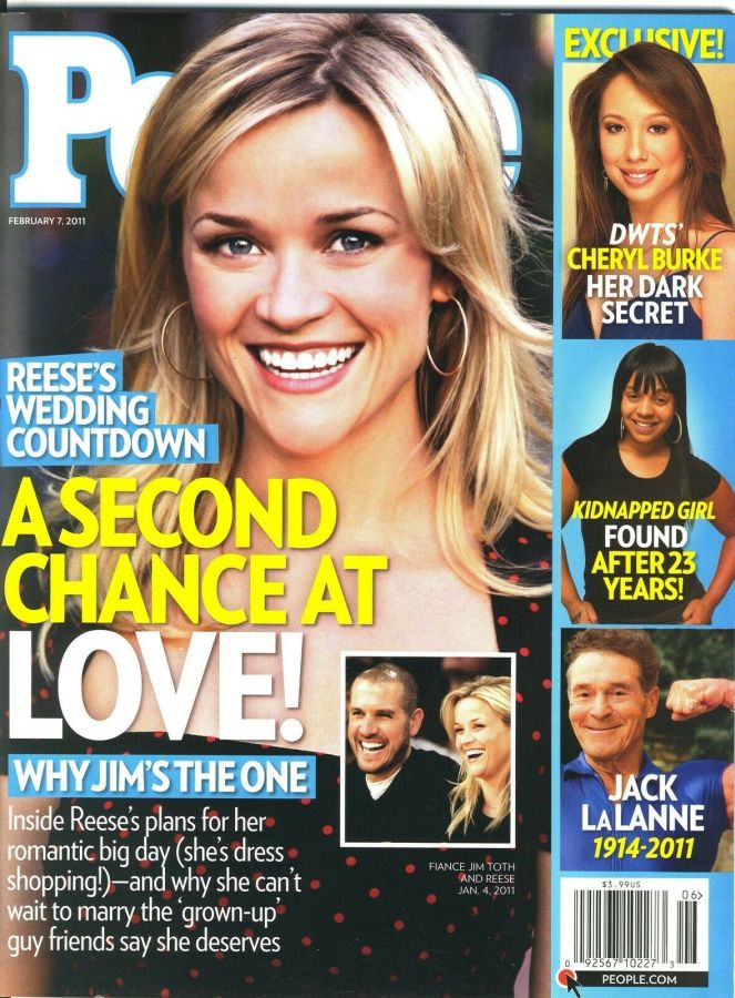 PEOPLE magazine side cover 7 February 2011
